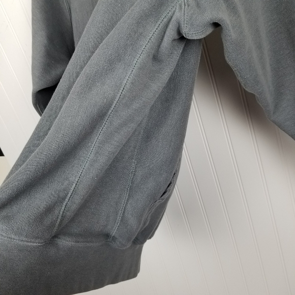 Merrimack College Hoodie Sweatshirt Vintage MV Pro Weave Mens Small Gray Graphic - Picture 8 of 9